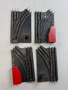 Vintage Marx O27 O Gauge Model Railroad Right & Left Manual Auto Switch Tracks - Picture 1 of 4