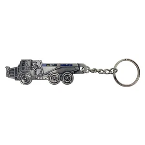 Llavero de metal en relieve para camión volquete Komatsu HM400 90-0650 - Imagen 1 de 3