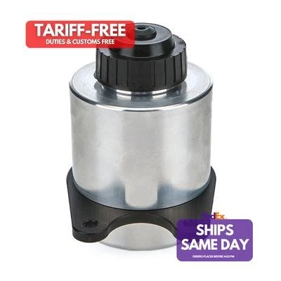 Howe 524361, Un depósito de aluminio natural Billet montaje remoto salida doble  Foto 1 de 4