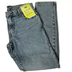 Levi's Performance 512 Stretch Slim Taper Light Wash Distressed 30x30 Jeans New! - Picture 1 of 9