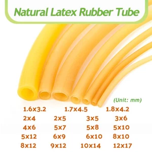 Natural Latex Rubber Tube Highly Elastic For Catapults,Surgical,Catapulting - Picture 1 of 9