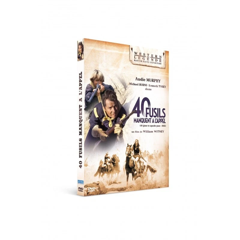 40 GUNS TO APACHE PASS *1967 / REMASTERED IN HD / Audie Murphy* NEW Region 2 DVD - Image 1 of 1