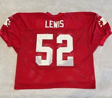 Ray Lewis Practice-Worn Red #52 AFC Pro Bowl Practice Jersey 2004 - Ravens