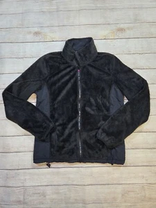 DAMEN AEROPOSTALE FLEECEJACKE Größe L. Schwarzer Full Zip - Bild 1 von 10