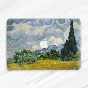 Custodia rigida Van Gogh Cipressi Estetica Natura per Macbook Air 13 Pro 16 13 14 15 - Foto 1 di 4
