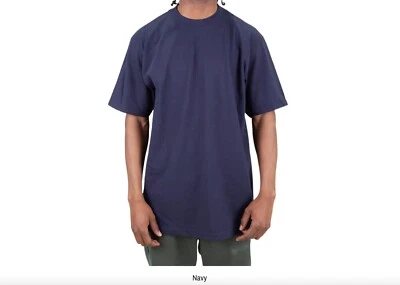 Shaka Wear Max Heavyweight Plain Cotton Crew Neck Short Sleeve Big Tall T-shirt - Image 1 of 4