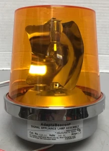 Edwards Signaling AdaptaBeacon 53A-G1 Signal Beacon, 24VDC, Amber (R91) - Picture 1 of 5