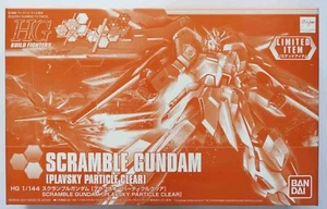 BANDAI HGBF 1/144 Scramble Gundam Plavsky Particle Clear model kit - Picture 1 of 11