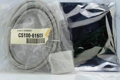 HP SCSI-2 UW Controller C5100-66504 & 6ft Cable 50HD w/Latch Clips C5100-61605 - Image 1 of 4