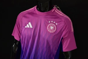 EURO 2024 adidas Deutschland Trikot Germany Away Pink Shirt SIZE L men's - Picture 1 of 17