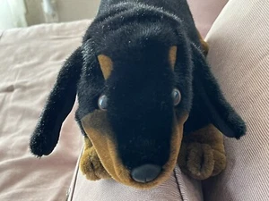 Aurora Rottweiler Welpe Ganzkörperpuppe 15 Zoll weich - Bild 1 von 5