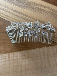 David’s Bridal Hochzeit Braut Blume Kristall Cluster Haarkamm Diadem - Bild 1 von 4