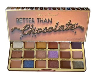 TOO FACED Better Than Chocolate Cocoa-Infused Eye Shadow 18 Shades Palette New - Picture 1 of 2
