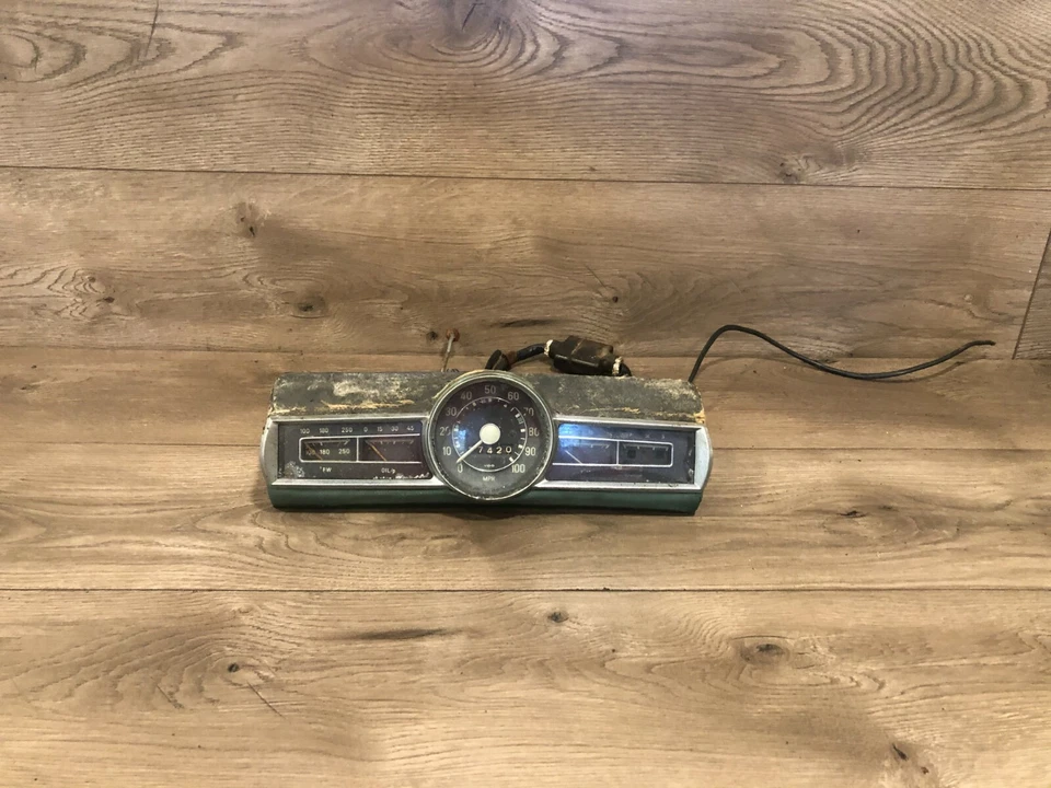 1955_1959 Mercedes Benz 190 Ponton tablero velocímetro cuadro de instrumentos OEM Foto 1 de 4