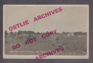 Fort Ridgely MINNESOTA RPPC 1912 SIOUX UPRISING Indian War 1862 REENACTMENT #3 - Picture 1 of 3