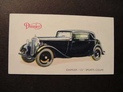 GALLAHER VINTAGE VETERAN MOTOR CARS #16 DAIMLER 15 SPORTS COUPE - Image 1 of 2