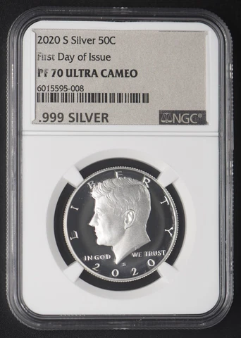 2020-S Kennedy Silver Half Dollar NGC PF70 FDOI .999- COINGIANTS Cover