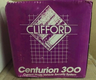 Clifford CENTURION 300 OG Car Alarm w remote/transmitter manual 100% COMPLETE - Image 1 of 4