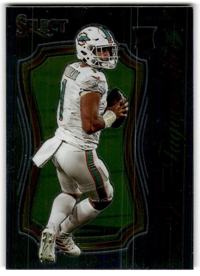2020 Panini Select Certified Tua Tagovailoa Rookie #SCR-3 Seattle Seahawks - Image 1 of 2