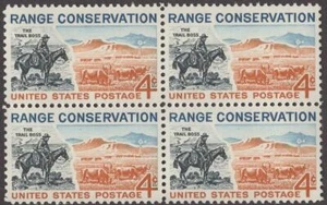Scott # 1176 - US Block Of 4 - Range Conservation - MNH - 1961 - Picture 1 of 1