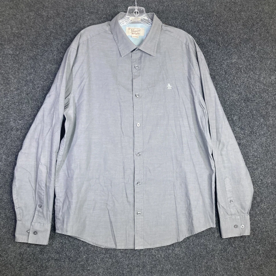 Camisa Penguin by Munsingwear Calce Clásico Para Hombre XL Manga Larga Botón Foto 1 de 4