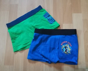 Jungen 2 Unterhosen Boxershorts LEGO City grün + Ninjago blau Gr. 134/140 - NEU - Bild 1 von 6