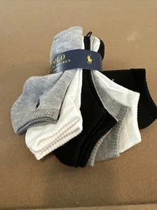 Polo Ralph Lauren Women's 6 Pair Low Cut Socks Assorted Colors 4-10.5 - Picture 1 of 9