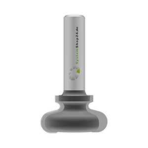 Systemshop24 Griffmuldenfräser HM Z2 D38,1mm R1 6mm R2 2mm GL66mm S12mm RL
