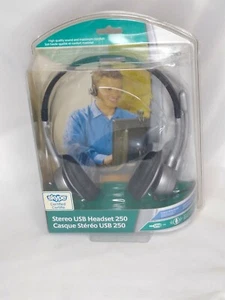Logitech Stereo USB Headset 250  Hands Free New Factory Sealed - Picture 1 of 2