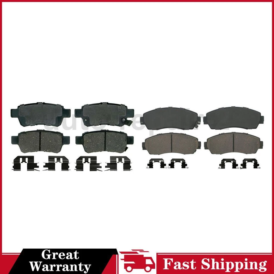 Juego de pastillas de freno de disco delanteras traseras para Honda Odyssey Wagner 2005~2010 Foto 1 de 4