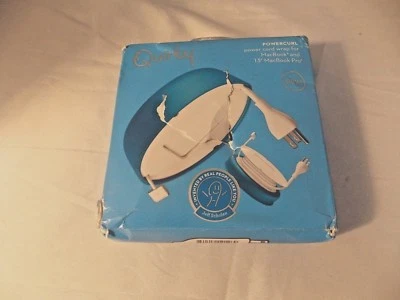 Quirky Powercurl NEW Style V2 Round Power Cord Wrap W/ Cover TEAL for 60w  - Image 1 of 4