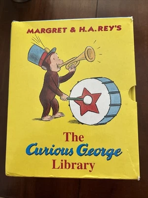 The Curious George Library by Margret & H.A. Rey Complete Boxed Set 12 Books HC - Image 1 of 4