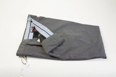 Mens Pants Dress Kirkland 34x29 Stretch Gray Check EUC W304 - Image 1 of 4