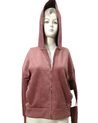  Sudadera con Capucha Sherpa para Mujer Balance Collection Nueva Talla Pequeña Cremallera Completa Textura Acanalada Foto 1 de 4