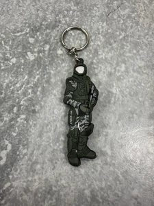 Halo 3 Marine Microsoft Xbox 360 Promotional Rubber Keychain 2007 - Picture 1 of 3