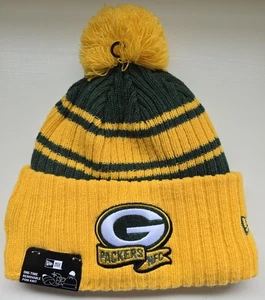 Nueva ERA NFL Green Bay Packers Deporte Pom Tejido Medias Gorra Sombrero Adulto Unisex - Imagen 1 de 4