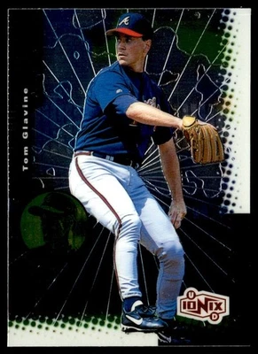 1999 Upper Deck Ionix Tom Glavine Atlanta Braves #9 - Image 1 of 2