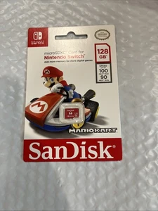Carte mémoire microSDXC SanDisk 128 Go - (SDSQXBO-128G-AWCZA) - Photo 1 sur 2