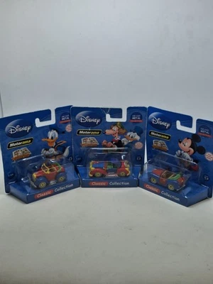 Lotto Disney 3 Macchinine da collezione Motorama Scala 1:64. Nuove - Immagine 1 di 4