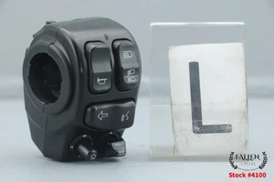 Harley Electra Glide 2014 paquete de interruptores de control izquierdo conjunto de carcasa #4100 - Imagen 1 de 9