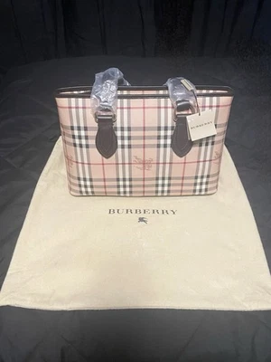 Burberry Haymarket Check Medium Regent Tote Coated Canvas, Burberry Plaid - Image 1 of 4