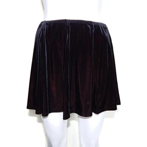 Emma & Sam Anthropologie Black Velvet Mini Skirt size Small /801 - Picture 1 of 5