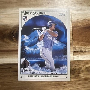 2023 Topps X Bob Ross The Joy of Baseball NICK PRATTO #65 Kansas City Royals RC - Picture 1 of 2