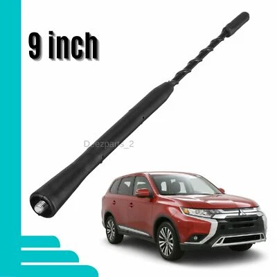 Antena 9" negra para Mitsubishi Outlander 2010-2016 Foto 1 de 4