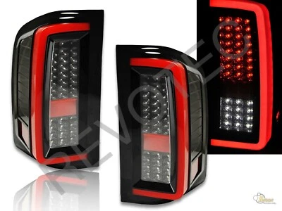 Chevy Silverado 1500 2500 3500 2007-2013 camioneta G3 luces traseras LED negras derecha+izquierda Foto 1 de 4