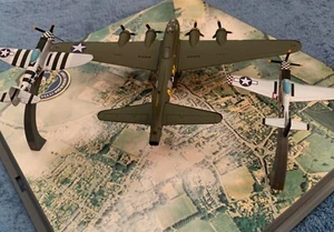 Corgi Aviation 49502 USAF Memorial Flight Set B-17 Sally B Mustang Thunderbolt - Picture 1 of 23