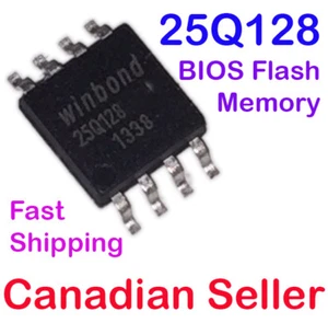 W25Q128 BIOS IC Serial FLASH Dual/Quad SPI Memory 128M 133MHZ 8 SOIC Winbond - Picture 1 of 1