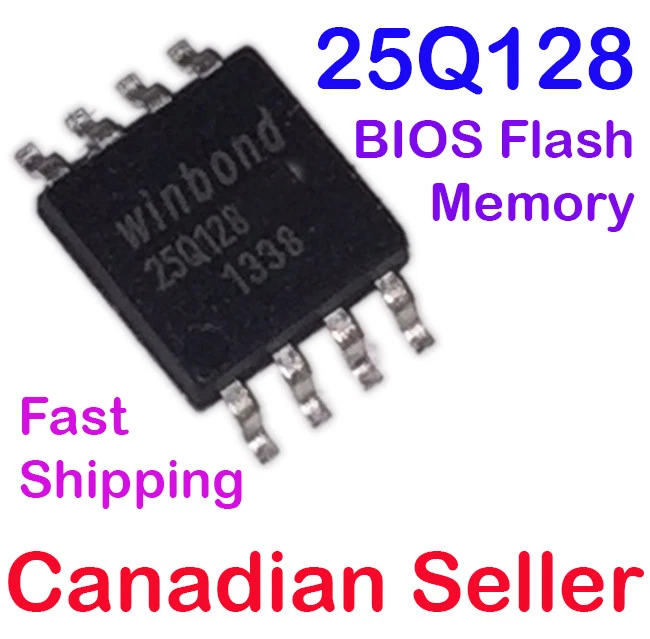 W25Q128 BIOS IC Serial FLASH Dual/Quad SPI Memory 128M 133MHZ 8 SOIC Winbond - Image 1 of 1