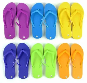 Women's Flip Flops - Solid Colors - Picture 1 of 7
