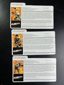 2006 GI JOE Convention Joecon 3 Sgt. Slaughter's Marauders File Cards Only - Picture 1 of 1